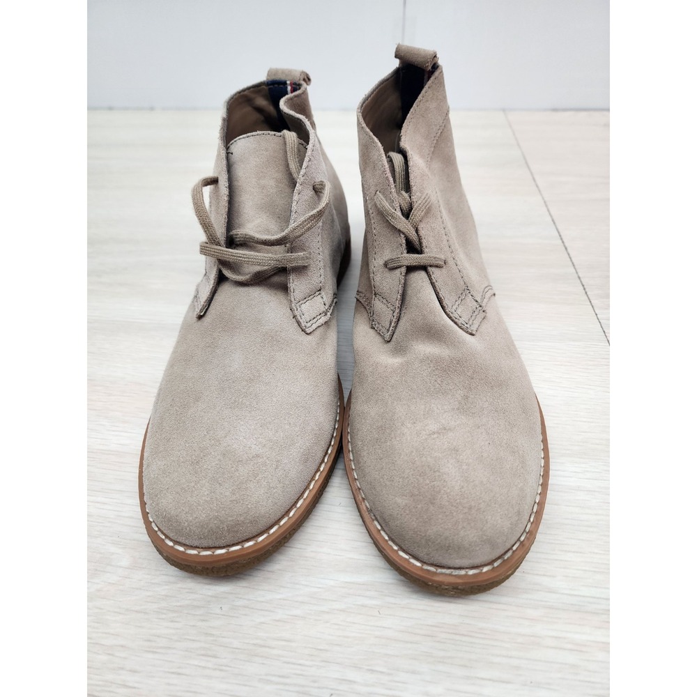 Tommy‎ Hilfiger TW Blaze Chukka Boots Taupe Suede Lace-up Women's US Size 8.5M
